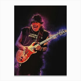 Spirit Of Carlos Santana Live Concert Canvas Print
