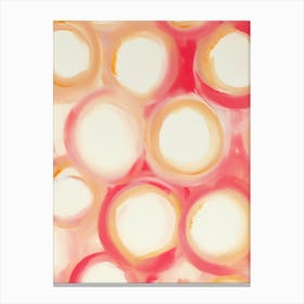 Orange Circles Canvas Print