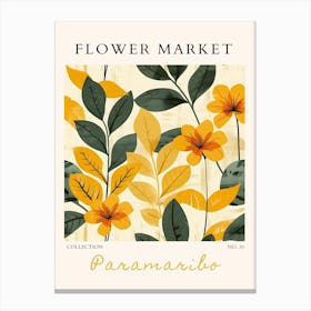 Flower Market 84 Canvas Print