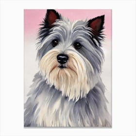 West Highland White Terrier 4 Watercolour dog Canvas Print