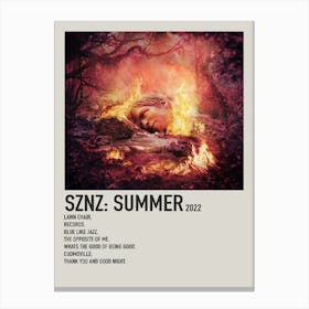 Sznz Summer 2022 Poster 1 Canvas Print