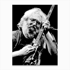 Jerry Garcia Line Art 3 Canvas Print