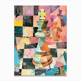 Kitsch Chess Collage 1 Canvas Print