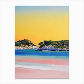 Voutoumi Beach, Antipaxos, Greece Bright Abstract Canvas Print