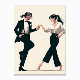 Tango Dancers 5 Canvas Print