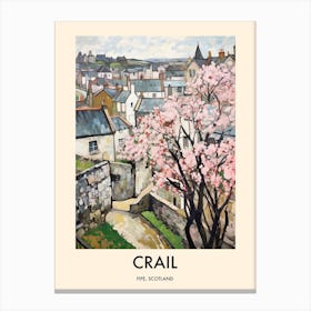 Crail (Fife, Scotland) Painting 4 Travel Poster Canvas Print