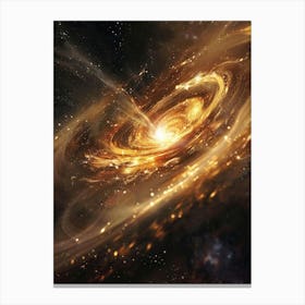 Black Hole In Space 7 Canvas Print