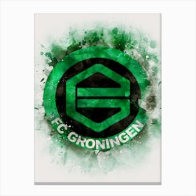 Fc Groningen Painting Canvas Print