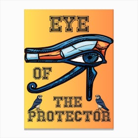 Eye Of The Protector Canvas Print