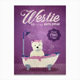 Westie Dog Canvas Print