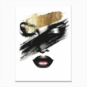 Black And Gold Canvas Print 21 Canvas Print