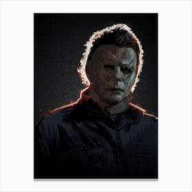 Michael Myers Displate Canvas Print