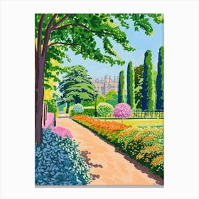 Hampton Court Palace Gardens London Parks Garden 1 Painting Canvas Print