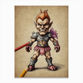 Troll Canvas Print