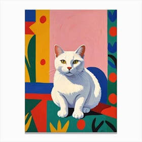 White Cat 1 Canvas Print