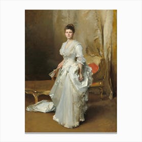 Margaret Stuyvesant Rutherfurd White (Mrs. Henry White) (1883), John Singer Sargent Canvas Print