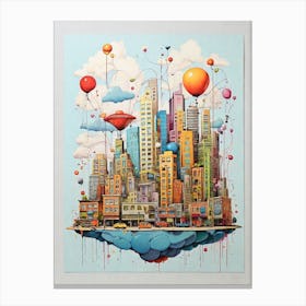 Cityscape 12 Canvas Print