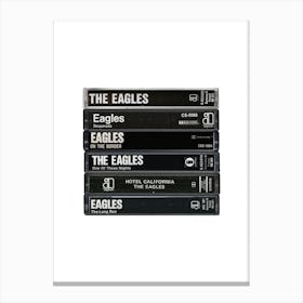 Eagles - Albums - Cassette Print Canvas Print