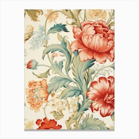 Floral Wallpaper 342 Canvas Print