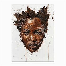 African Head 2 Canvas Print