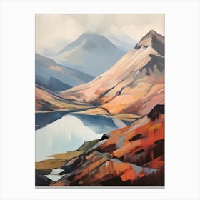 Ben Vorlich Loch Earn Scotland 1 Mountain Painting Canvas Print