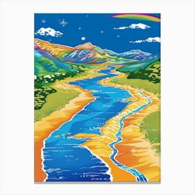 Rainbow River Canvas Print