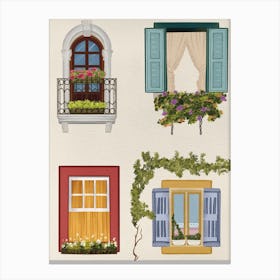 Window of paradise Canvas Print