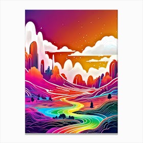 Abstract Landscape 1 Canvas Print