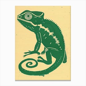 Mellers Chameleon Bold Block 1 Canvas Print