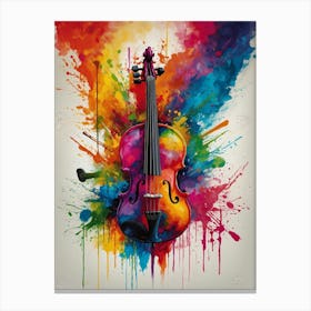 Violin Painting 1 Canvas Print