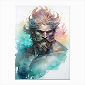 Illustration Of A Poseidon 7 Canvas Print