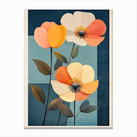 Three Flowers Canvas Print