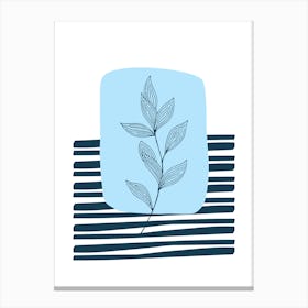 Illustration Of A Leaf Canvas Print