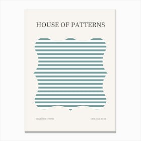 Stripes Pattern Poster 8 Canvas Print