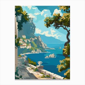 Mediterranean Seaside Canvas Print