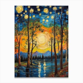 Starry Night 218 Canvas Print