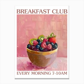Breakfast Club Acai Bowl 2 Canvas Print