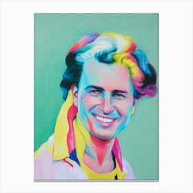 Carlos Vives Colourful Illustration Canvas Print