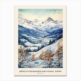 Berchtesgaden National Park Germany 6 Poster Canvas Print