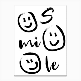 Smile Art 1 Canvas Print