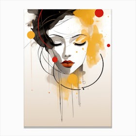 Abstract Of A Woman 24 Canvas Print