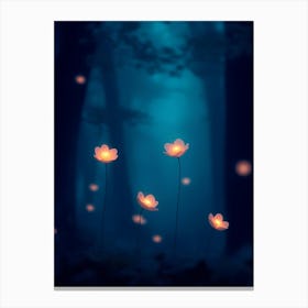 Fairy Lights In The Forest Stampe su tela