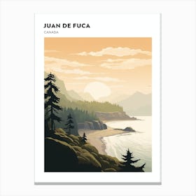 Juan De Fuca Marine Trail Canada 4 Hiking Trail Landscape Poster Canvas Print