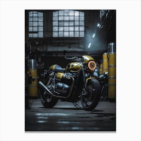 Triumph Tr6 - Wallpaper Canvas Print