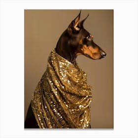 Doberman Pinscher Canvas Print