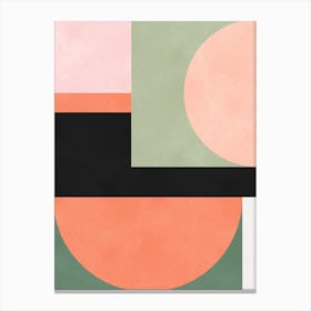 Color geometry in harmony I Canvas Print