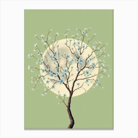 Moon Tree Canvas Print