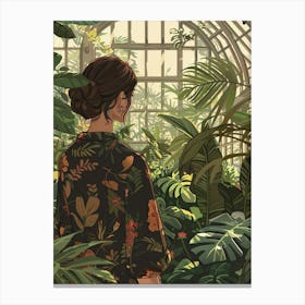 In The Garden New York Botanical Gardens 1 Canvas Print