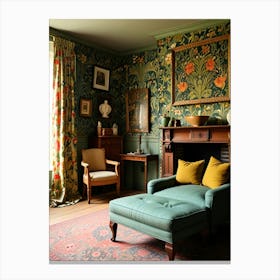 Room With Wallpaper Canvas Print