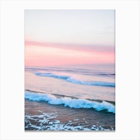 Coronado Beach, San Diego, California Pink Photography 2 Canvas Print